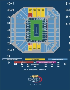 Seating Maps | Open Tennis