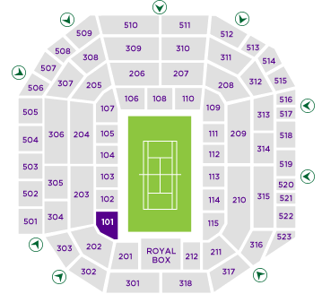 Roland Garros Seating Chart View