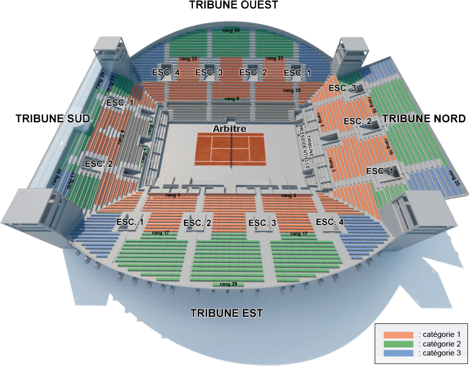 French Open Stadium Seating Chart